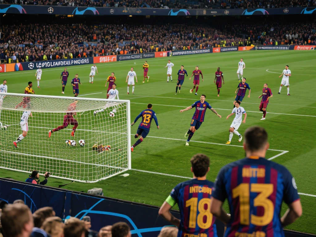 国米对阵巴萨欧冠半决赛狂轰13球,平历史纪录 国米对阵巴萨欧冠半决赛狂轰13球,平历史纪录